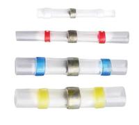 Electraline 59248 Kit de connecteurs thermorétractables avec soudure 50 pièces (4 sections différentes), IP67