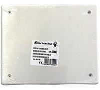 Electraline 60445 - Pièces couvercle avec vis, dimensions 161 x 130 mm, blanc