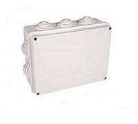 Electraline 60554, Boite dérivation Rectangle avec Embouts A Gradins, Taille 120x80, IP55, Gris