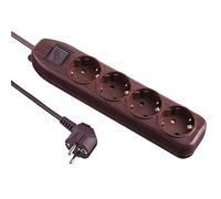 Electraline 62062 Multiprise 4 prises avec interrupteur et câble 1,5 m