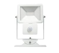 Electraline 65510 Projecteur LED détecteur de mouvement 10W Éclairage Extérieur Projecteur Imperméable IP44 Spot de Haute Luminosité (lumière naturelle 800LM) éclairage extérieur idéal pour jardin, cour, couloir, etc