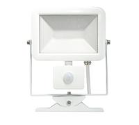 Electraline 65512 Projecteur LED détecteur de mouvement 20W Éclairage Extérieur Projecteur Imperméable IP44 Spot de Haute Luminosité (lumière naturelle 1600LM)