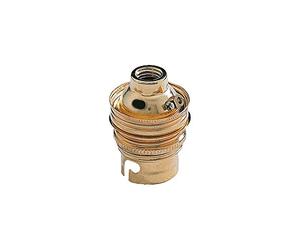 Electraline 70160 Douille B22 acier laitonnée
