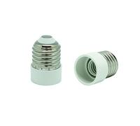 Electraline 70192 Adaptateur Douille E27 / E14, Blanc