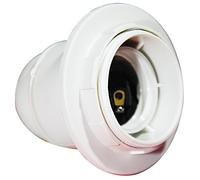 Electraline 71132 Douille E27 Filetee + Bague Pas 10X1 Blanc