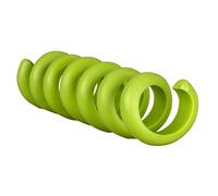 Electraline 71706, Paquet de 3 Pièces enveloppe de Câble en Silicone pour Câble, Porte-Câble Multifonction, Câbles de Télévision pour organiseur, PC, Bureau à domicile fixe, couleur Verte