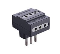 Electraline 71925 Adaptateur Triple Plug 10A 230 V 230 V 10A Sont Gris