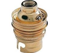 ELECTRALINE 72160 DOUILLE B22 ACIER LAITONNÉE Incolore G