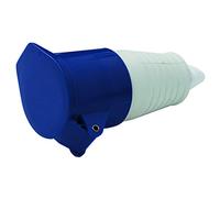 Electraline 80856 Connexion industrielle, IEC, 32 A, 2P+T, 220 V-250 V, IP44, Rouge, Bleu