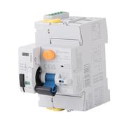 Electraline 87016 Interrupteur différentiel, 40 A, 1P+N, 30 mA, 2 modules de type A, réarmement automatique, gris