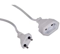 Electraline 900009CBB Rallonge avec prise et prise européenne Blanc 3 m