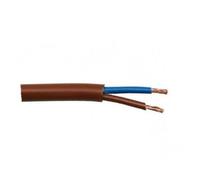 Electraline 16005 Câble bobine FS18 2 x 1,5 10 m Marron