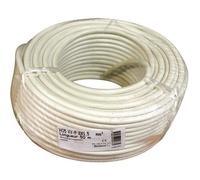 ELECTRALINE Câble H05VVF 3x2.5 50 m blanc couronne