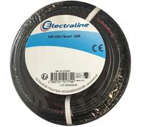 ELECTRALINE Cable hifi - 2x0,75 mm - 25m - Noir et rouge