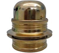 ELECTRALINE - Douille E27 2 bagues laiton blister