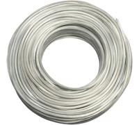 Electraline 11418 Couronne de Cable FEP RONDE 2X0,75 10M Transparent