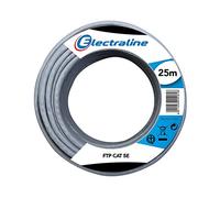 Electraline LMF901560892 Couronne de Cable de Réseau Ethernet FTP CAT5E 25M Gris