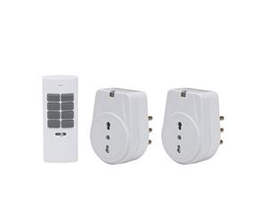 Electraline - Prese radiocomandate con radiocomando multicanale e indicatore Electraline 48501
