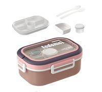 Electri-HQ Boîte à lunch de 1930 ml, dernière conception, porte-déjeuner, bento box adaptée au micro-ondes et au lave-vaisselle, porte-repas chauffant, schiscetta déjeuner pour enfants, école, bureau