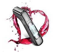 Electri-HQ Testeur d'alcool Portable, Rechargeable, Mesure De Haute PréCision, avec éCran NuméRique LCD Bleu, Adapté Aux Tests Personnels à Domicile