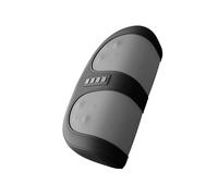 Electric 4D Foot Massager Hot Compress Shiatsu Leg Feet Deep Kneading Therapy Relief Chronic Muscle Tension Rolling Pain Utilisation sans danger(Zwart)