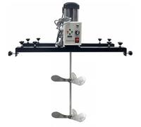 Electric Agitator For IBC Tank, 1500L Paint Mixer With Support Hanger, 3000W Servo Motors Mixing Machine, Electric Tank Mixer Machine For IBC Barrels And Open Barrels(Three Impeller)