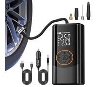 Electric Air Pump, Cordless Smart Inflator with 4 Inflation Modes and 3 LED Lighting Settings, Compact Wireless Tire Inflator for Car, Bike, Motorcycle, Sports Balls, Camping Gear, Outdoor Use