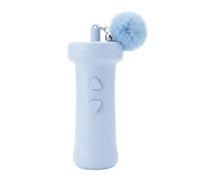 Electric Automatic Cat Wand Toy - Retractable Interactive Teaser with Ball | Type-C Rechargeable Base, Durable ABS Construction, Compact 6.1x1.77 In, Auto Retracting Plush Ball for Indoor Cats Kittens