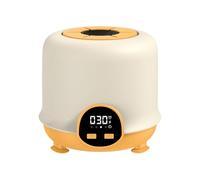 Electric Baby Milk Shaker, Automatic Milk Bottle Mixer, 6.02x5.71in Low Noise Mixer, 360 Degree Bidirectional Charging, Led Display Function for Home and Travel Use