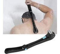 Electric Back Hair Shaver, Portable DIY Long Handle Back Hair Removal, Foldable Body Shaving Groomer, Man Back Razor Shaver Full Body Leg Hair Removal Trimmer Tool, Battery Powered