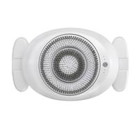 Electric Back Scrubber - Rechargeable 4-Speed Automatic Shower Brush, Wall Mounted Intelligent Bathing Machine, Handheld Body Massager | Movable Bath Scrubber with 2 Replaceable Heads for Men Women H