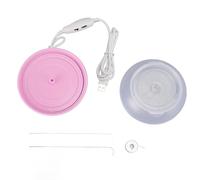 Electric Bead Spinner, Machine à Perles Électrique avec Réglage de Vitesse Infinie, USB, Vert - Moteur Puissant, Réversible, Idéal pour Création de Bracelets et Colliers (Rose)