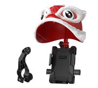 Electric Bike Motorcycle Phone Holder - 3.94x4.92x4.13 Inches Motorcycle Phone Mount | Hat Stable Waterproof Phones Holder | Navigation Stand with Strong Spring Arm Multifunctional Cycling Phones