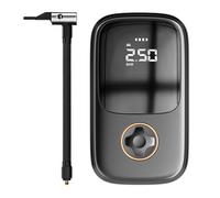 Electric Bike Pump, Intelligent USB Charging Air Pump, Multi-Mode Portable Vehicle Tyre Compressor, Built-in LED Lighting, Digital Tire Inflator for Car Care and Outdoor Use