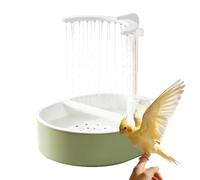 Electric Bird Bath Fountain Running Water Shower for Parakeets Finches