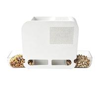 Electric Bird Seed Husk Blower, Bird Feed Grain Shell Separator Winnower | USB Plug-in Pet Parrot Feeding Management Tool With Dual-Drawer Design, Efficient Hull Remover For Parrot Bird Food Cleaning