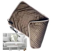 Electric Blanket - Synthetic Fiber 60x30cm 24x12in | Skin-Friendly Heated Throw | Electric Heat Pad Warm Cushion For Leg Knee Hand Neck With USB Extension Cable For Home Office Travel