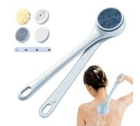 Electric Body Brush | 2-Speed Rotating Leg Scrubber with 4 Heads