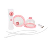 Electric Breast Massager - Gentle Lifting Circulation, Pearl White Ergonomic Contour, 12.5cm Cup A + 13.5cm Cup B Attachments, Skin Friendly Silicone Material Seal - For Daily Home Wellness