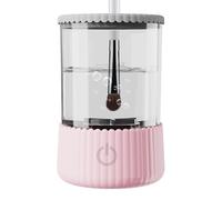 Electric Brush Cleaner, Automatic Makeup Washer, 2-In-1 Drying System, High-Speed Technology, Gentle Deep Cleansing, 5.91x3.54 Inches, Perfect For Beauty Tools Care