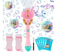 Electric Bubble Machine,Children Bubble Gun,Bubble Stick Bubble Toy 4000+,Automatic Children Bubble Gun,Bubble Toy Gift for Children Birthday Party,Bubble Gun Machine-A