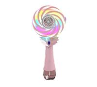 Electric Bubble Wand, Light Up Bubble Toy, 5.24x3.74x9.84 inches Windmill Design Color Changing LED Rechargeable Battery Operated, Fun Entertainment for Wedding and Birthday