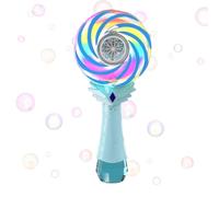 Electric Bubble Wand, Light Up Bubble Toy, Windmill Lollipop Design, 5.24x3.74x9.84 inches, Rechargeable Blower for Beach, Wedding, Birthday, Classroom, Easter, Outdoor Play Use