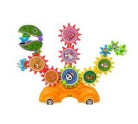 Electric Building Blocks, Educational Learning Toy, 10.24x3.15 Inches Gear Building Set, Engineering Construction Kit, Home Classroom School Bedroom, Study Playroom Kindergarten Holiday Daycare