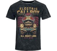 Electric Callboy All Night Long Homme T-Shirt Manches Courtes Anthracite L