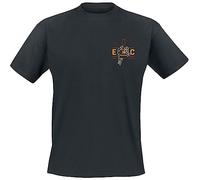 Electric Callboy Cheers Unisexe T-Shirt Manches Courtes Noir 100% Coton Regular/Coupe Standard