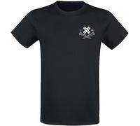 Electric Callboy Dark Horse Homme T-Shirt Manches Courtes Noir L 100% Coton Regular/Coupe Standard