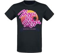 Electric Callboy Hypa Hypa Homme T-Shirt Manches Courtes Noir 100% Coton Regular/Coupe Standard