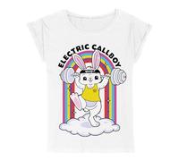 Electric Callboy Pump It Bunny Femme T-Shirt Manches Courtes Blanc M