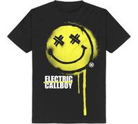 Electric CALLBOY Shirt Spray Smile Tee T Shirt Black XXL